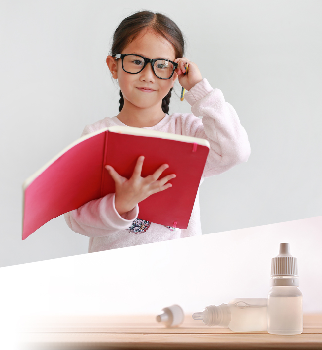 こどもの近視を抑える治療のイメージ写真